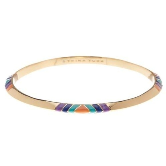 💕TRINA TURK💕 Knife Edge Bangle Bracelet - Picture 3 of 8